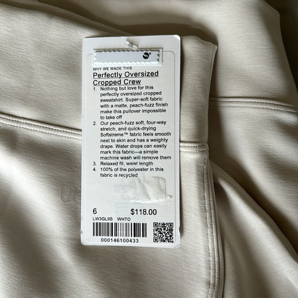 Perfectly Oversized Cropped Crew - Picture 9 of 11